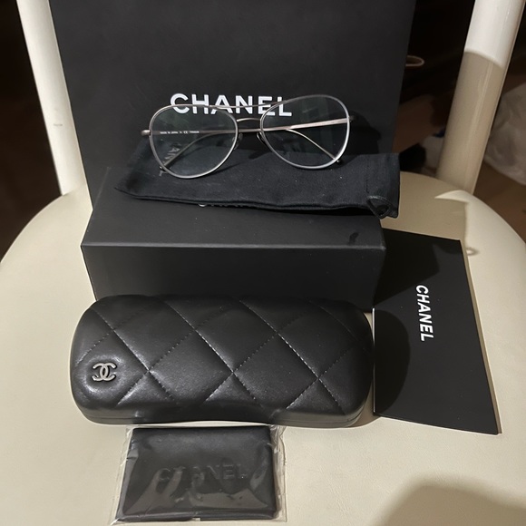 Chanel Titanium eyeglasses frame 56/15/140 - Picture 2 of 10